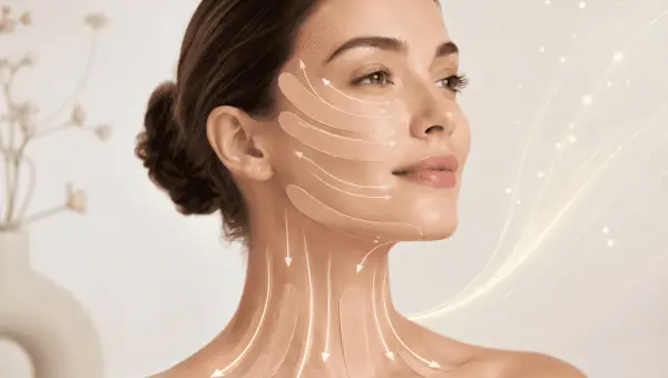 Taping visage drainage lymphatique : comment réduire les poches et les gonflements naturellement