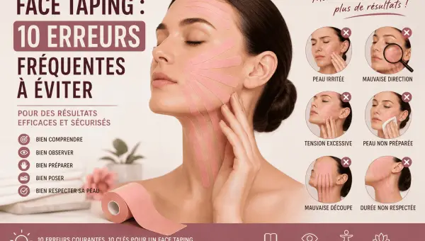 Infographie face taping : 10 erreurs à éviter