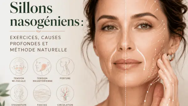 Sillons nasogéniens : exercices, causes profondes et méthode naturelle